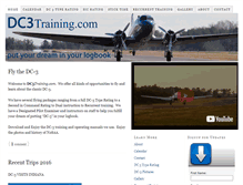 Tablet Screenshot of dc3training.com